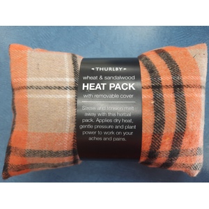 Sandalwood Heat Pack | Check M8te | Flannel Orange