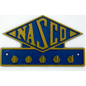 Nasco Keyhook Sign - Cast Iron - Licensed Product
