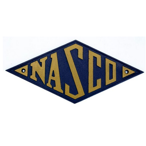 Nasco Sign - Cast Iron - Diamond Shape - Licensed 