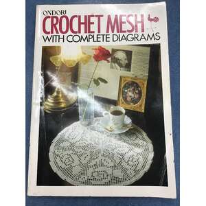 Ondori Crochet Mesh with Complete Diagrams 1983 | Vintage Japanese Crochet Book