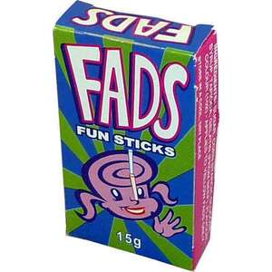Fads Fun Sticks - Retro Lolly - 15g