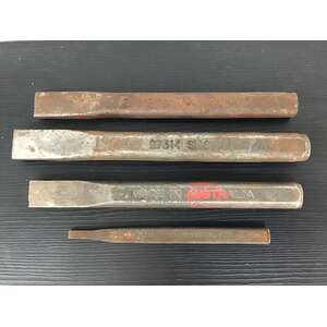 VINTAGE Sidchrome Chisels x 4 - Australian Made 27313 27314 27333
