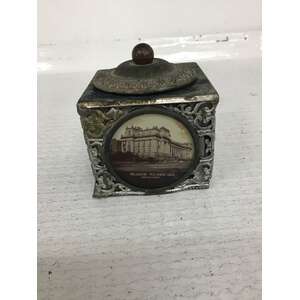 ANTIQUE Souvenir Ink Well - Melbourne Parliament House 