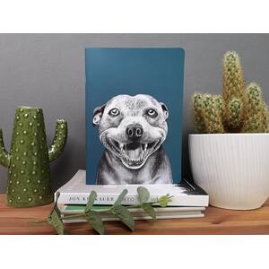 Staffy Dog Notebook - Beth Goodwin for Good Chap's - 60 Page Unlined