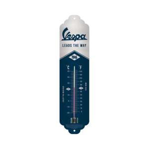 Wall Thermometer - Blue Vespa - Metal