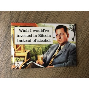 Bitcoin - Funny Fridge Magnet
