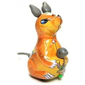 Kangaroo Wind Up Tin Toy 