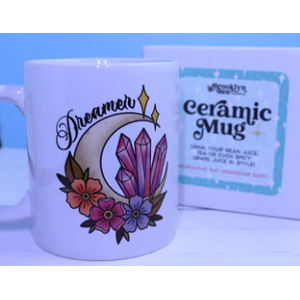 Dreamer Crystals Mug - Tattoo Design