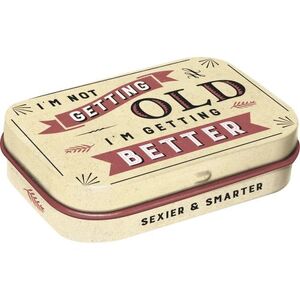 I'm Not Getting Old I'm Getting Better Retro Mint Tin | Sugar Free Mints | Nostalgic Art