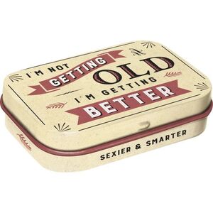 I'm Not Getting Old I'm Getting Better - Sugar Free Mints in Retro Tin