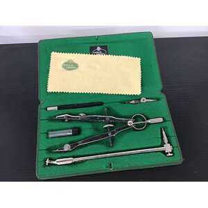 VINTAGE Jacksons 317 Faber-Castell Drawing Set in Case 