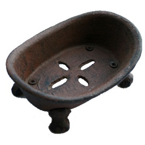 Cast Iron Soap Holder | Vintage Bath Shaped 