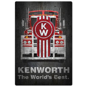 Kenworth Tin Sign - 20 x 30 cm