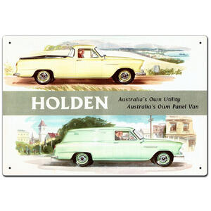 Holden Australia’s Own | Retro Tin Sign | Rectangle | 20 x 30 cm | Landscape