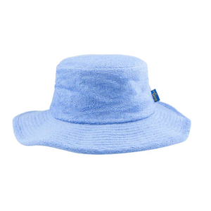 Terry Towelling Bucket Hat - L - Sky Blue
