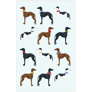 Greyhounds Cotton Kitchen Tea Towel