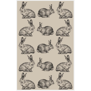 Rabbit & Hares Cotton Kitchen Tea Towel