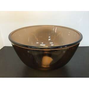 VINTAGE Pyrex Corning Smoked Glass Mixing Bowl | Medium | 21 cm Diameter