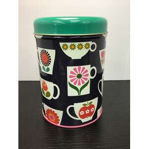 Kate Rhees Food Storage Tin | Colourful Teacups | Elite Tins 