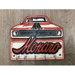 Holden Monaro Key Rack | Cast Iron | Sign & Keyholder | 5 Key Hooks