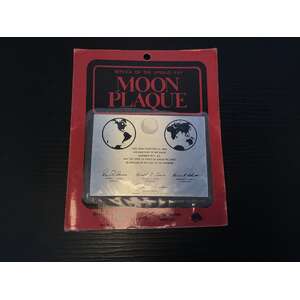 Replica 1972 Apollo XVII Moon Plaque | In Packaging