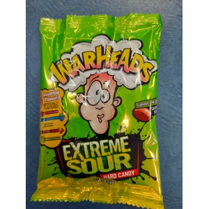War Heads Extreme Sour Hard Candy - 5 Assorted Candies - 28g
