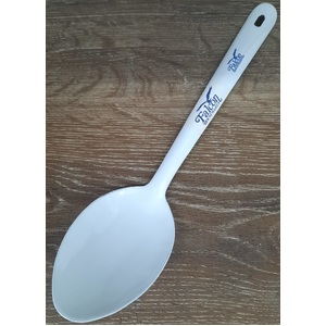 Falcon Enamel Serving Spoon - White
