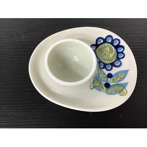 VINTAGE Figgjo Flint Eggcup - Floral 