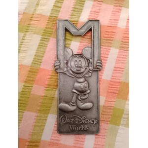 Mickey Mouse Disneyland Bottle Opener - Pewter - USA 