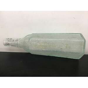 VINTAGE Brooke's Lemos Embossed Bottle 