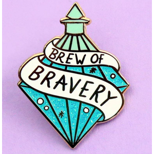 Brew Of Bravery Lapel Pin - Jubly-Umph Originals