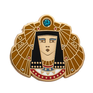 Queen of the Nile Cleopatra Enamel Pin - Erstwilder - Egyptian Revival 2022