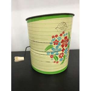 VINTAGE Willow Australia Flour Sifter - Cream & Green w Floral Motif 