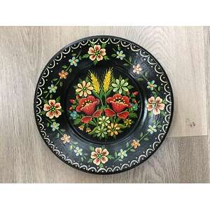 VINTAGE Folk Art Wall Plate - Chodovia Style - 21.5 cm 