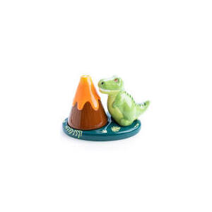 Dino Island T-Rex & Volcano Salt and Pepper Shakers