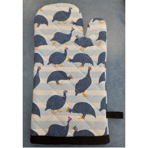 Guinea Fowl Oven Glove Mitt - Cotton