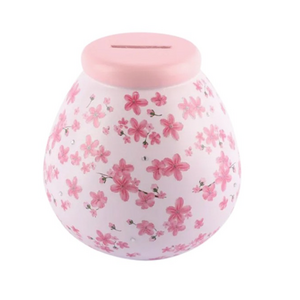 Pink Blossom Money Pot - Pot Of Dreams