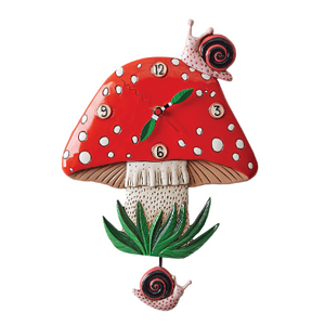 Mushroom Pendulum Clock - Michelle Allen Designs