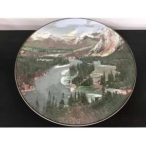 VINTAGE Royal Doulton Bow Valley Banff National Park D6475 Plate - 26 cm Diameter 