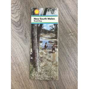 VINTAGE Shell New South Wales Road Map 