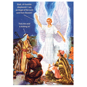 Acid Angel | Funny Christmas Card | Tantamount Cards