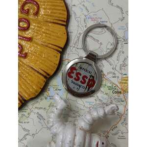 Esso Imperial Products Metal Keyring Keychain