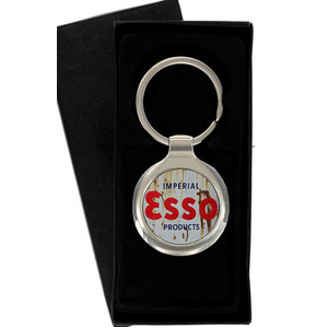 Esso Imperial Products Metal Keyring Keychain