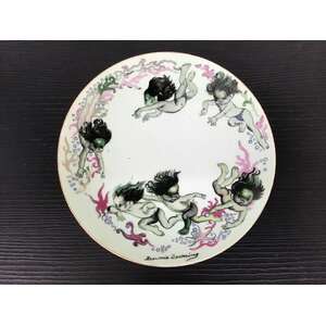 VINTAGE Brownie Downing Wall Plate - 15.5 cm - Swimming 