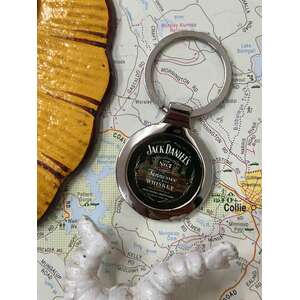 Jack Daniels - Metal Keyring Keychain