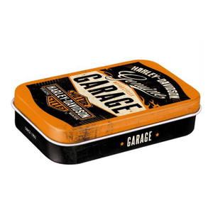 Retro Mint Tin - Harley Davidson Garage - Sugar Free Mints