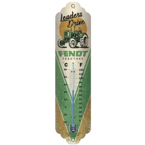 Fendt Tractors Metal Wall Thermometer | Nostalgic Art | 28 cm