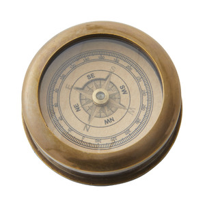 Fitzroy’s Compass | Antiqued Brass Finish | Decorative Working Instrument