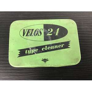 VINTAGE Velos 24 Type Cleaner Tin - Hinged Lid 
