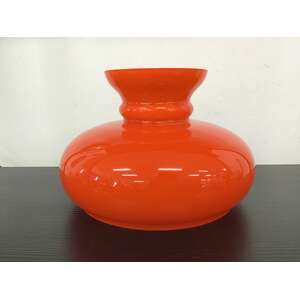 RETRO Orange Cased Glass Light Shade - Bright